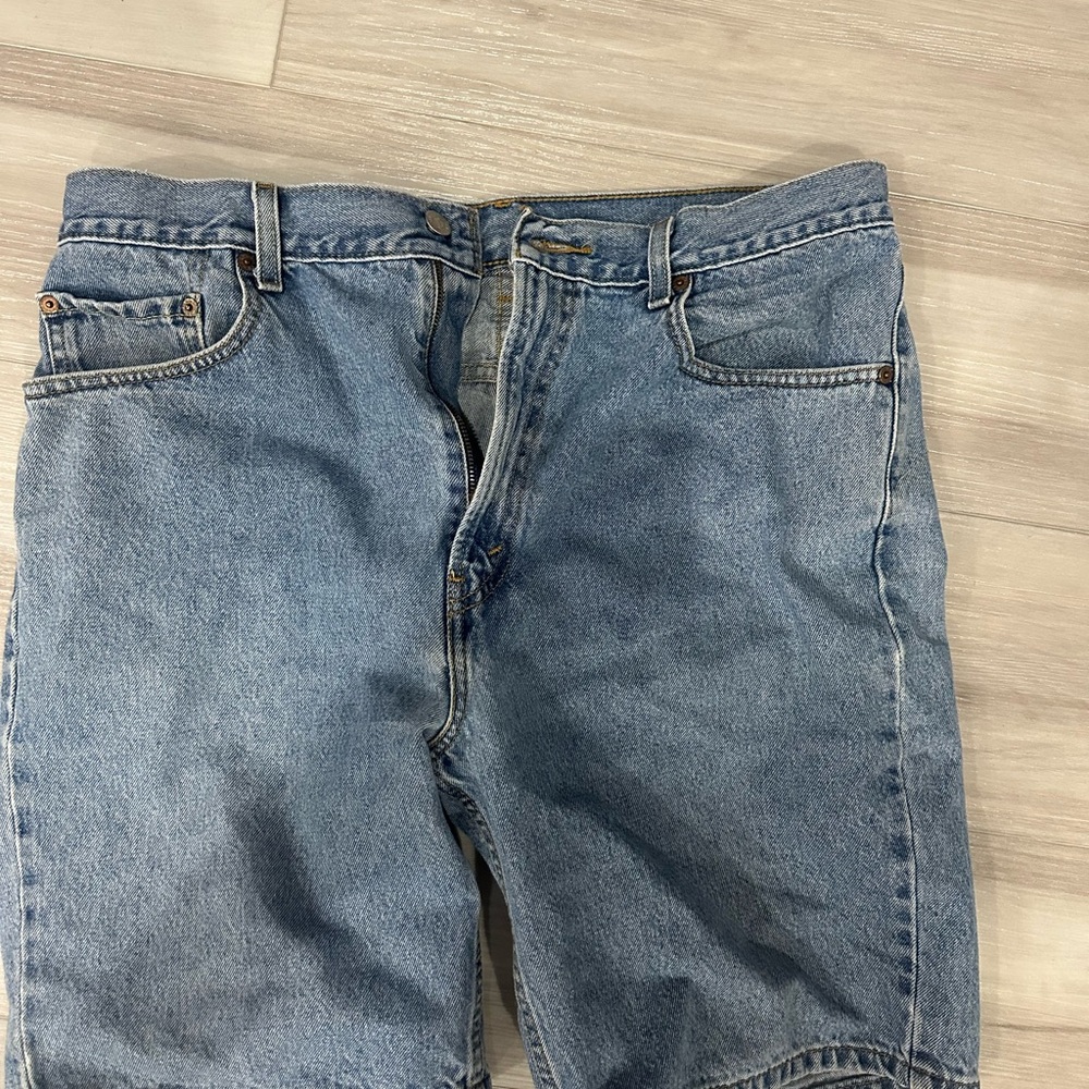 Classic Blue Denim Men's Shorts